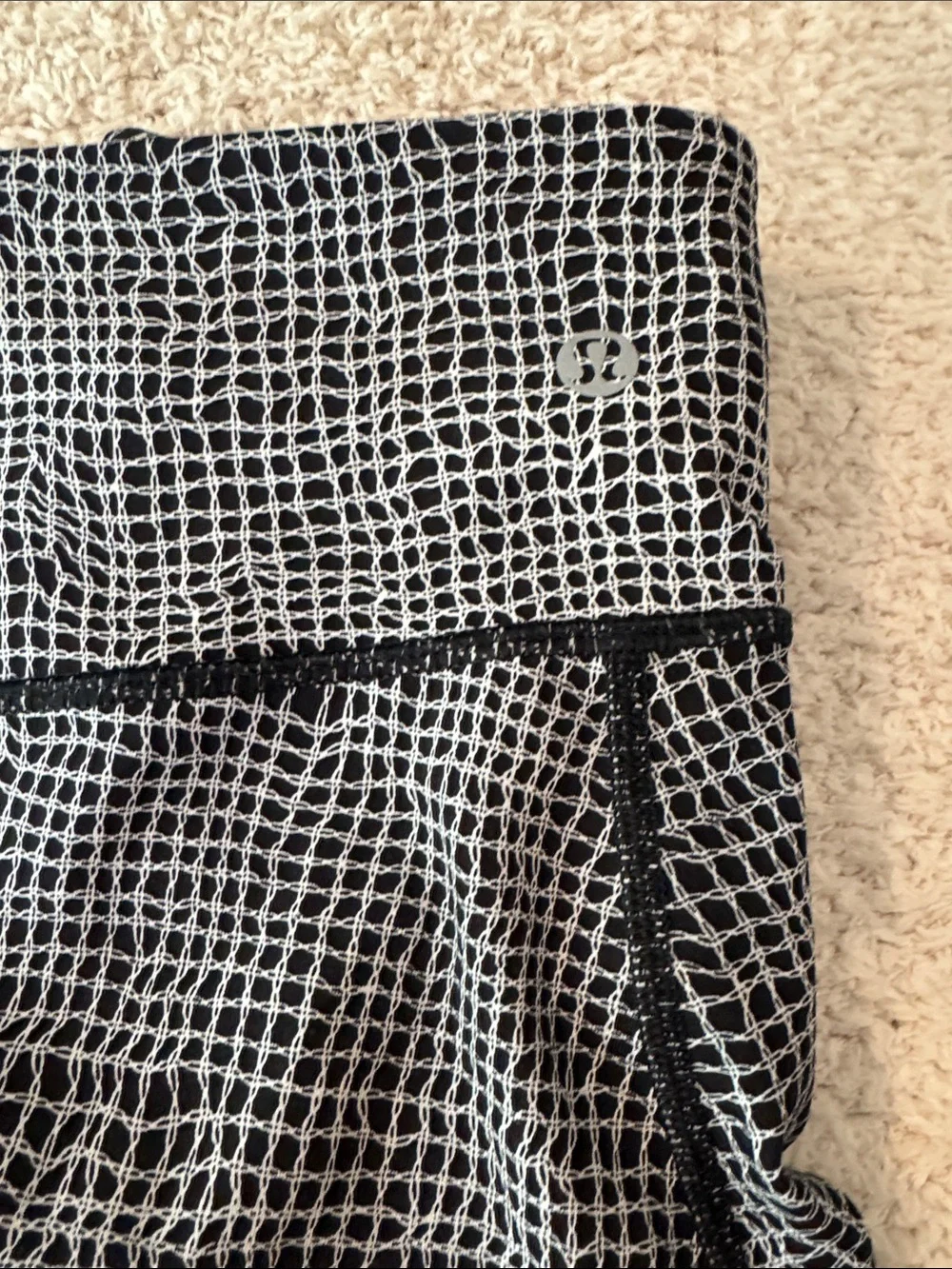 lululemon athletica black white